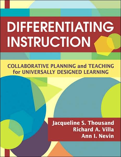 Differentiating Instruction: Collaborative Planning and Teaching for Universally Designed Learning