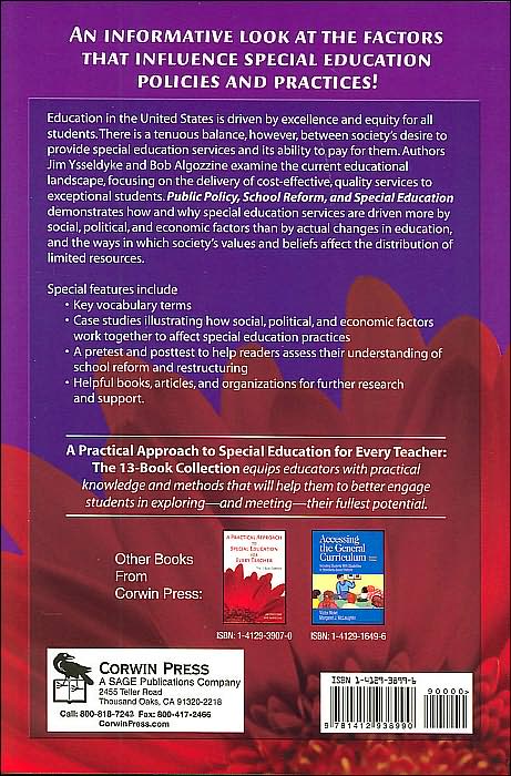 Public Policy, School Reform, and Special Education: A Practical Guide for Every Teacher