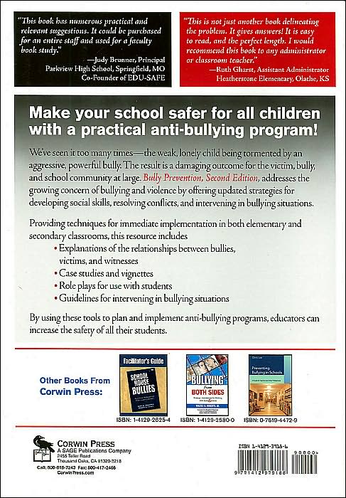 Bully Prevention: Tips and Strategies for School Leaders and Classroom Teachers