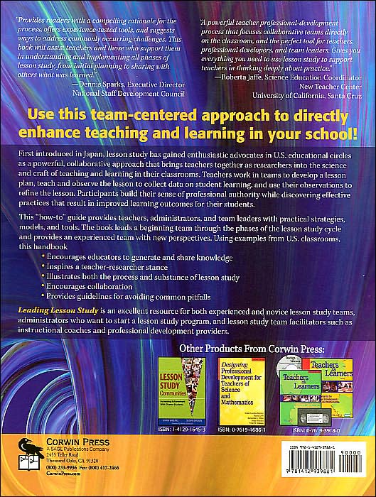 Leading Lesson Study: A Practical Guide for Teachers and Facilitators