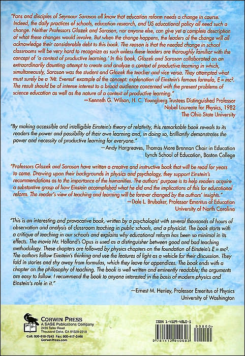 Productive Learning: Science, Art, and Einstein's Relativity in Educational Reform