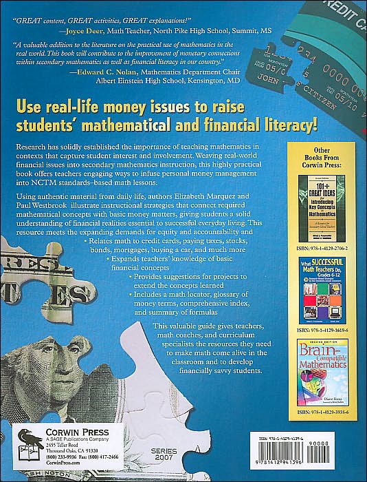 Teaching Money Applications to Make Mathematics Meaningful, Grades 7-12