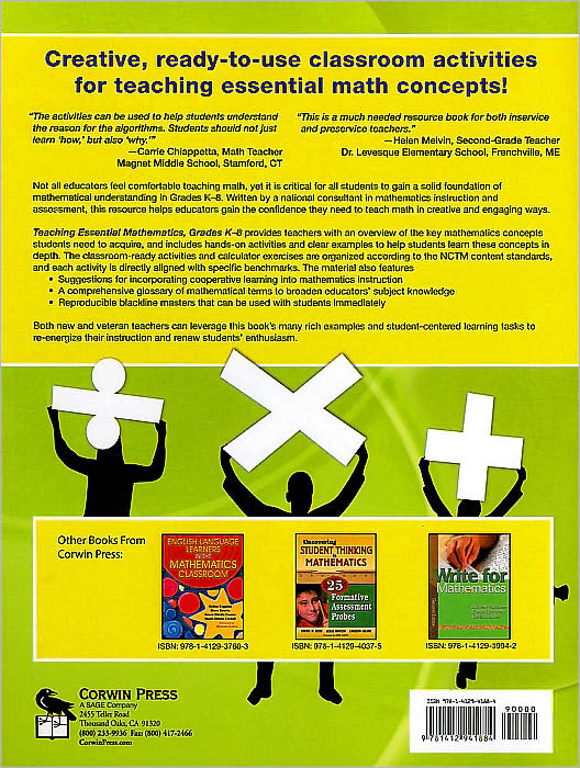 Teaching Essential Mathematics, Grades K-8: Increasing Engagement and Building Understanding of Key Concepts
