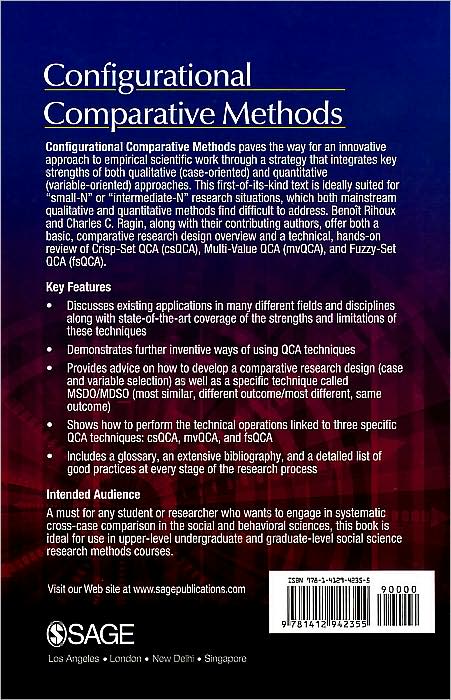 Configurational Comparative Methods: Qualitative Comparative Analysis (QCA) and Related Techniques