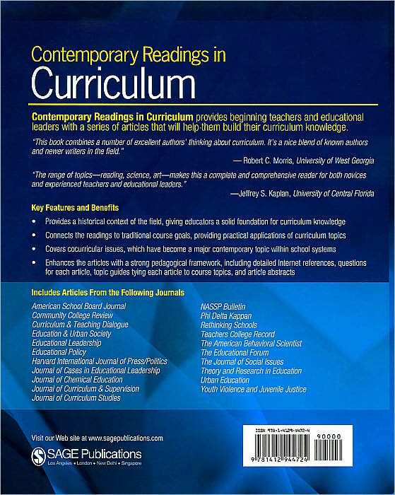 Contemporary Readings in Curriculum