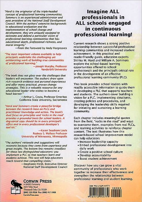 Leading Professional Learning Communities: Voices From Research and Practice