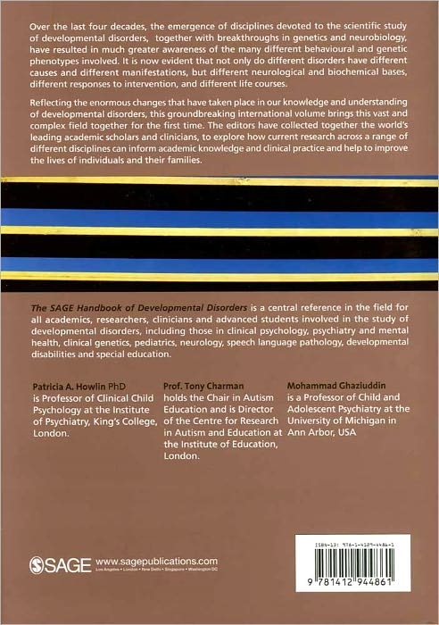 The SAGE Handbook of Developmental Disorders