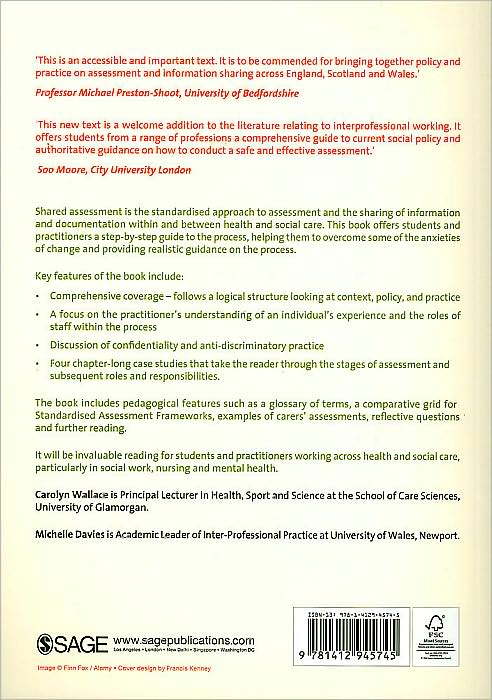 Sharing Assessment in Health & Social Care: A Practical Handbook for Interprofessional Working