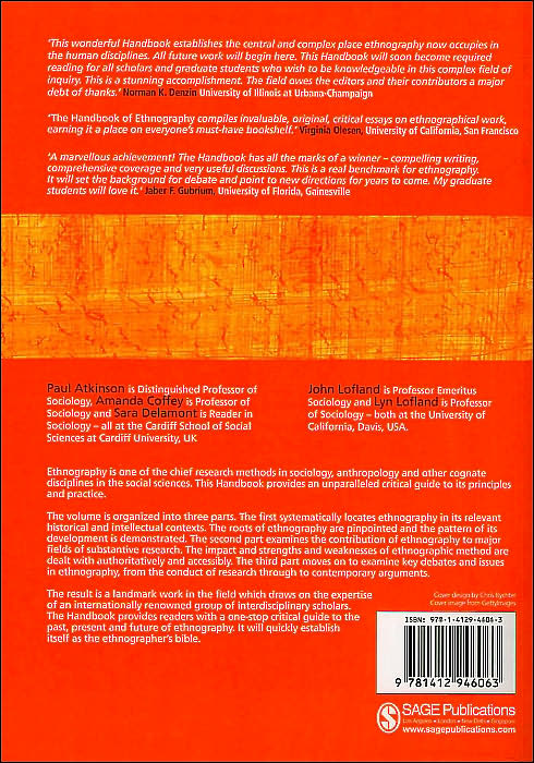 Handbook of Ethnography