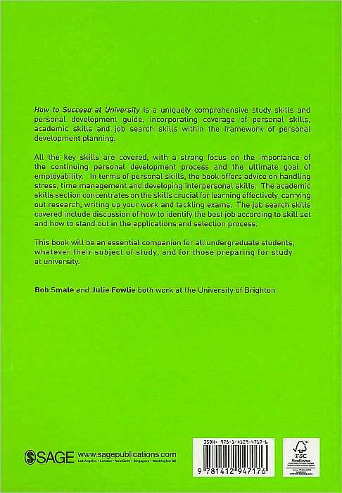 How to Succeed at University: An Essential Guide to Academic Skills and Personal Development