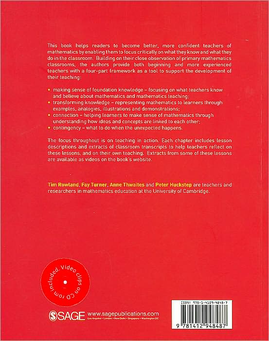 Developing Primary Mathematics Teaching: Reflecting on Practice with the Knowledge Quartet