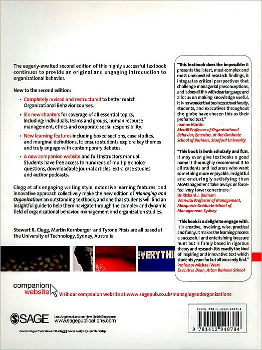 Managing and Organizations: An Introduction to Theory and Practice
