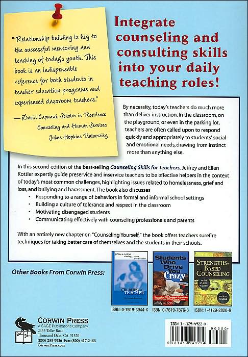 Counseling Skills for Teachers