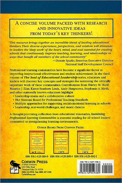 Sustaining Professional Learning Communities