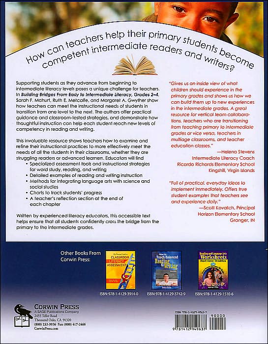 Building Bridges From Early to Intermediate Literacy, Grades 2-4