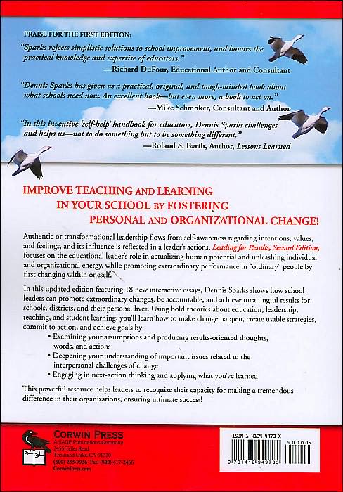 Leading for Results: Transforming Teaching, Learning, and Relationships in Schools