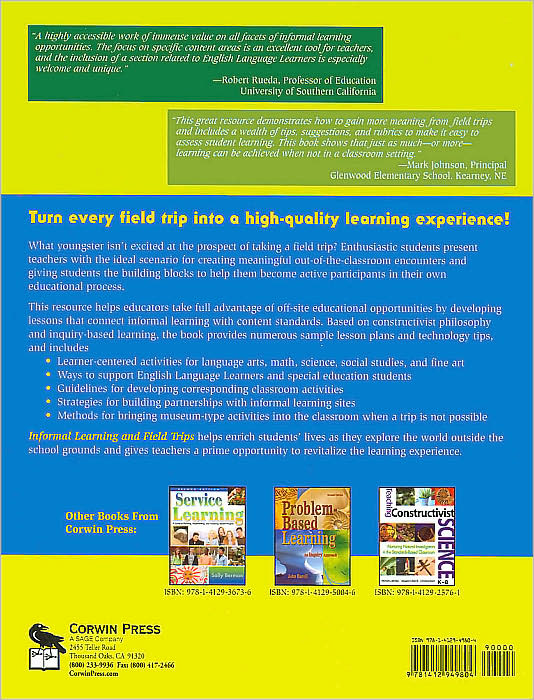 Informal Learning and Field Trips: Engaging Students in Standards-Based Experiences Across the K-5 Curriculum