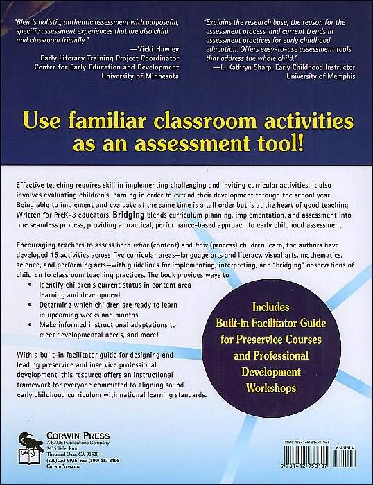 Bridging: Assessment for Teaching and Learning in Early Childhood Classrooms