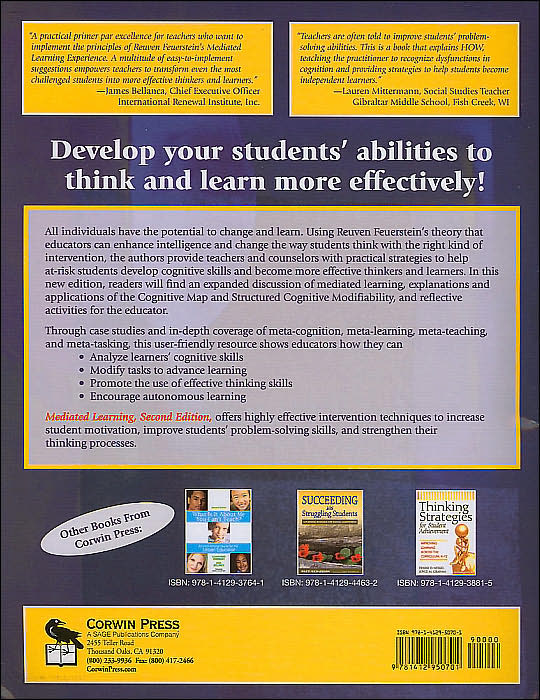 Mediated Learning: Teaching, Tasks, and Tools to Unlock Cognitive Potential