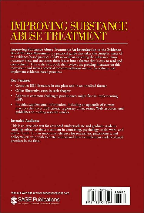 Improving Substance Abuse Treatment: An Introduction to the Evidence-Based Practice Movement