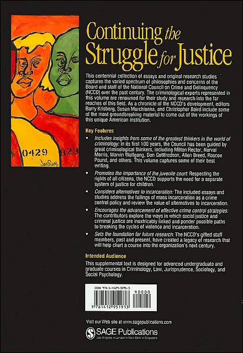 Continuing the Struggle for Justice: 100 Years of the National Council on Crime and Delinquency