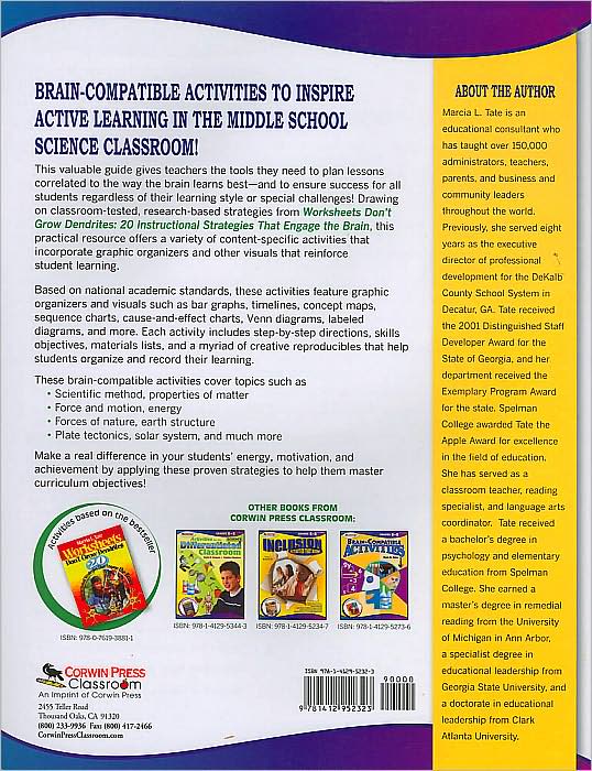 Engage the Brain: Graphic Organizers and Other Visual Strategies, Science, Grades 6-8