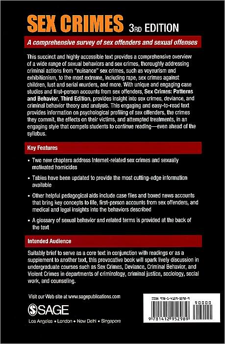 Sex Crimes: Patterns and Behavior
