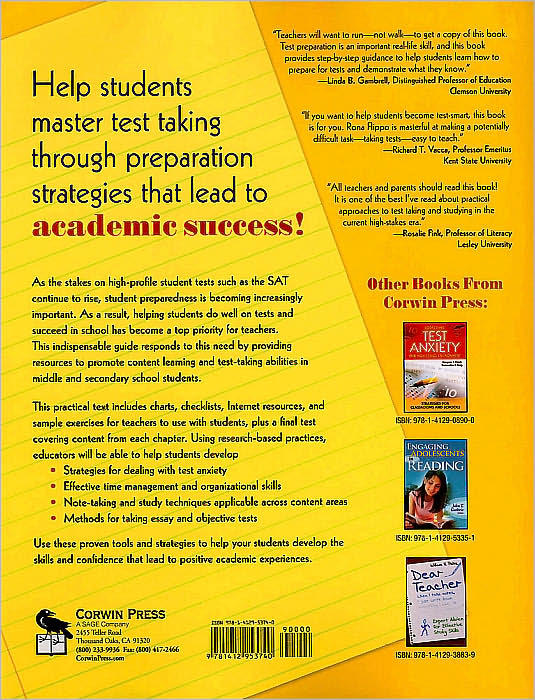 Preparing Students for Testing and Doing Better in School
