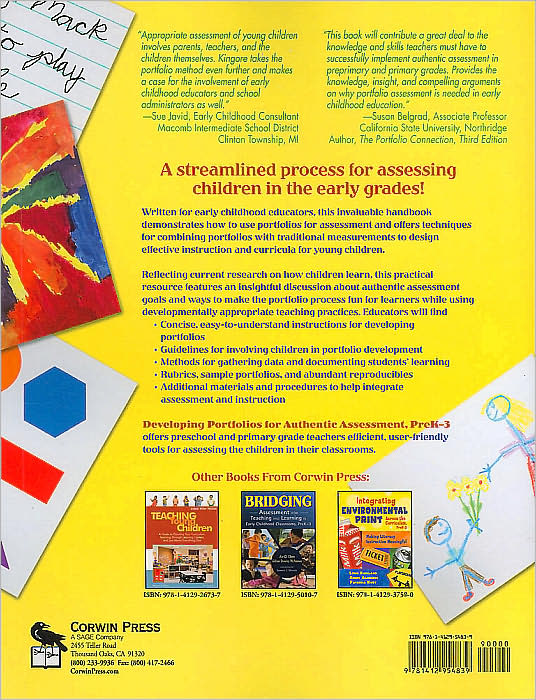 Developing Portfolios for Authentic Assessment PreK-3: Guiding Potential in Young Learners