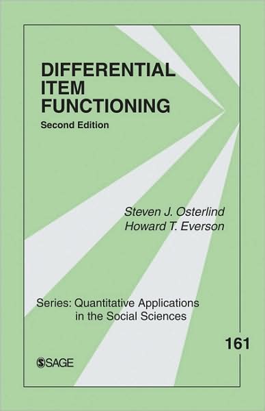 Differential Item Functioning (Quantitative Applications in the Social Sciences Series)