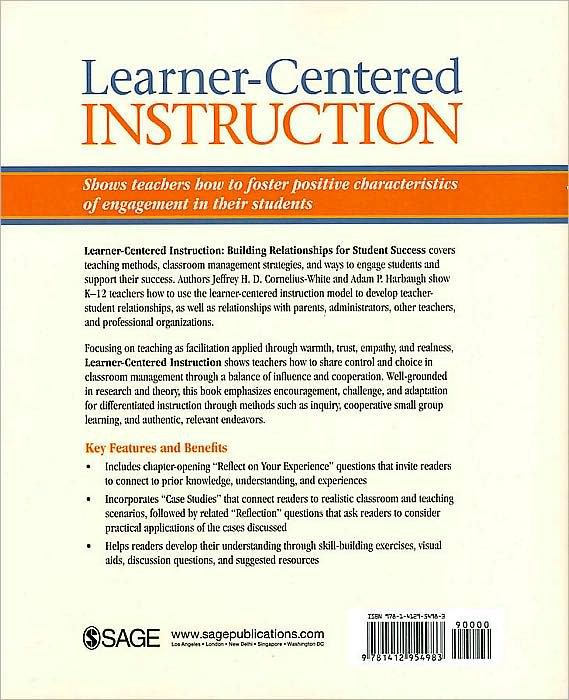 Learner-Centered Instruction: Building Relationships for Student Success