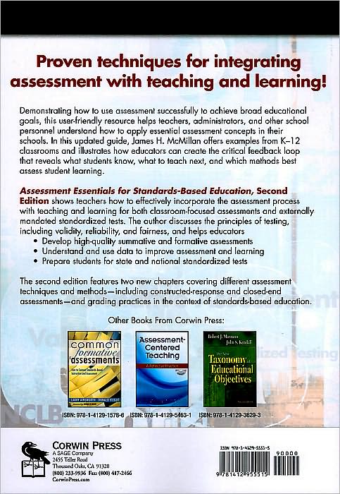 Assessment Essentials for Standards-Based Education