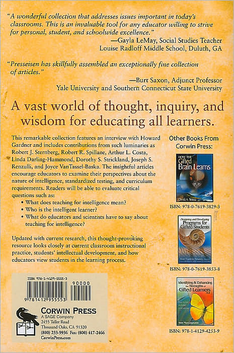 Teaching for Intelligence