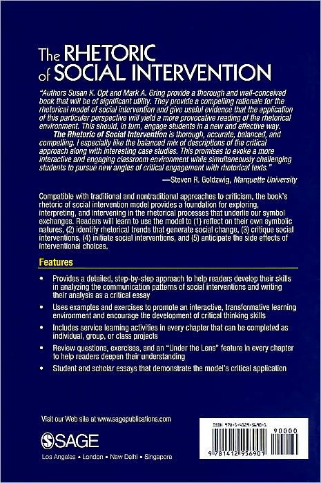 The Rhetoric of Social Intervention: An Introduction