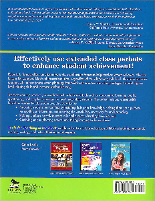 Tools for Teaching in the Block