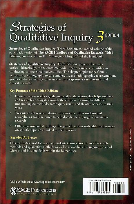 Strategies of Qualitative Inquiry, 3rd Edition