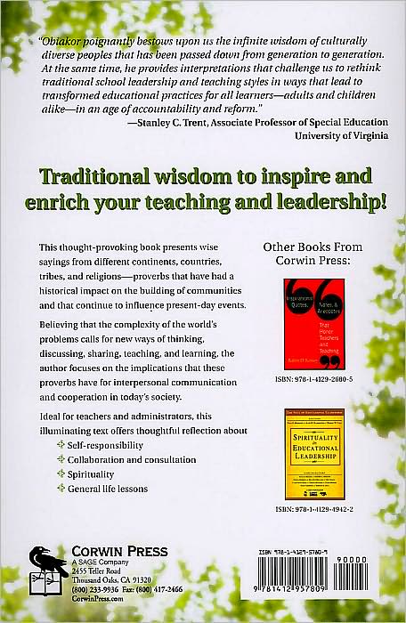 100 Multicultural Proverbs: Inspirational Affirmations for Educators
