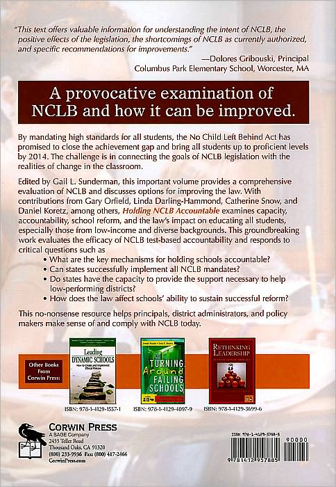 Holding NCLB Accountable: Achieving Accountability, Equity, & School Reform