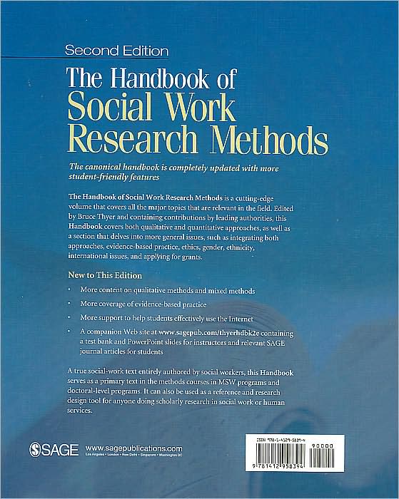 The Handbook of Social Work Research Methods