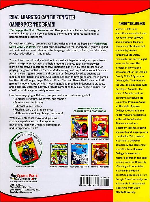 Engage the Brain: Games, Grade One