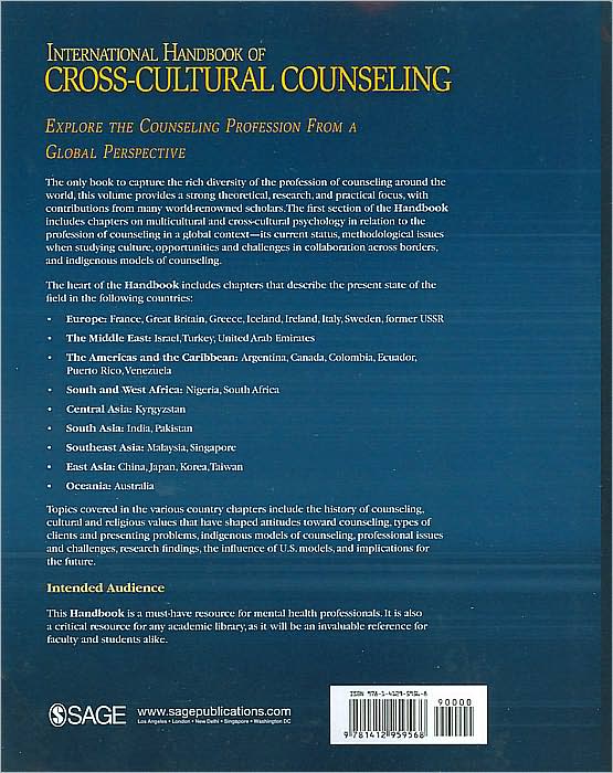 International Handbook of Cross-Cultural Counseling: Cultural Assumptions and Practices Worldwide