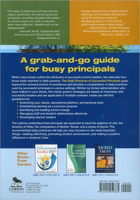 The Daily Practices of Successful Principals