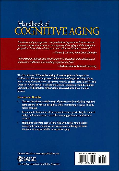 Handbook of Cognitive Aging: Interdisciplinary Perspectives