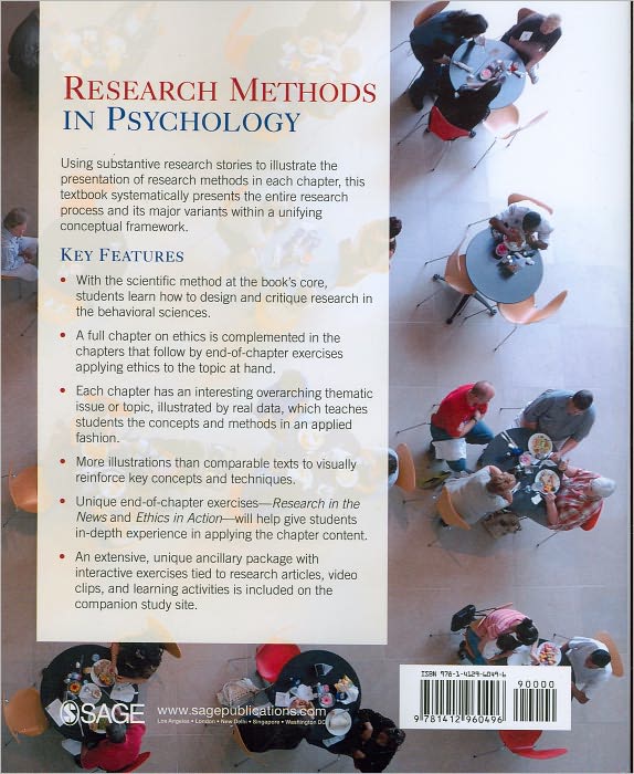 Research Methods in Psychology: Investigating Human Behavior