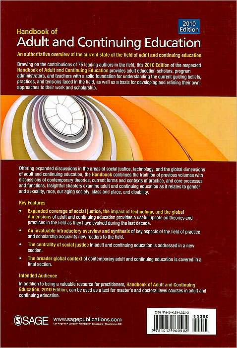 Handbook of Adult and Continuing Education