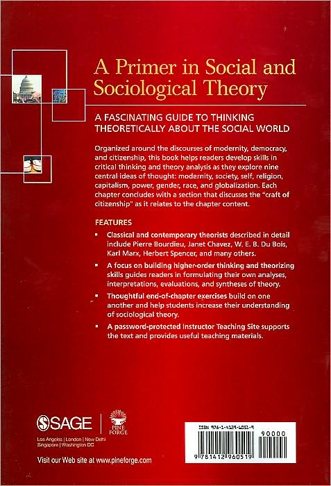 A Primer in Social and Sociological Theory: Toward a Sociology of Citizenship