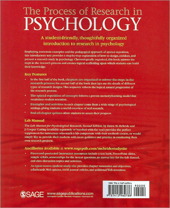 The Process of Research in Psychology