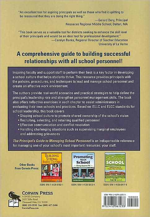The Principal's Guide to Managing School Personnel