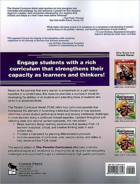 The Parallel Curriculum: A Design to Develop Learner Potential and Challenge Advanced Learners