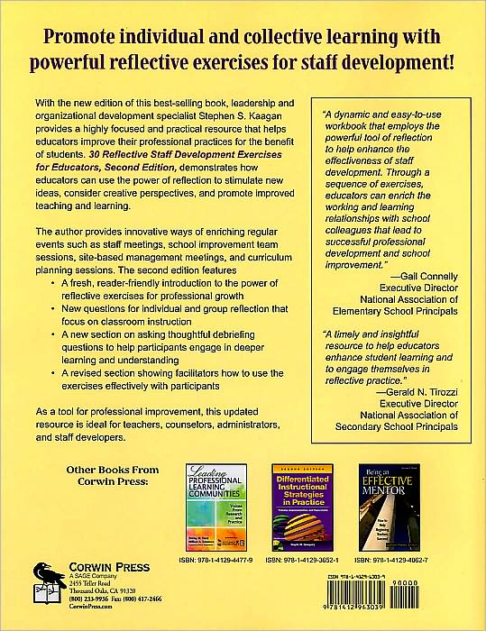 30 Reflective Staff Development Exercises for Educators